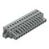 Wago 231 Series Connector, 14-Pole, Female, 14-Way, Snap-In, 16A