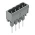 Wago 231 Series Straight DIN Rail Mount PCB Connector, 4 Contact(s), 5mm Pitch, 1 Row(s), Shrouded