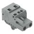 Wago 231 Series Connector, 2-Pole, Female, 2-Way, Snap-In, 15A