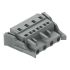 Wago 231 Series Connector, 4-Pole, Female, 4-Way, Cable Mount, 15A