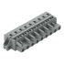 Wago 231 Series Connector, 9-Pole, Female, 9-Way, Cable Mount, 15A