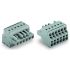 WAGO 231 Series Connector, 4-Pole, Female, 4-Way, Push-In, 15A