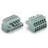 Wago 231 Series Connector, 5-Pole, Female, 5-Way, Push-In, 15A