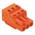 Wago 231 Series Pluggable Connector, 3-Pole, Female, 3-Way, Snap-In, 16A