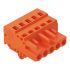 Wago 231 Series Connector, 5-Pole, Female, 5-Way, Snap-In, 16A