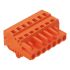 Wago 231 Series Connector, 6-Pole, Female, 6-Way, Snap-In, 15A