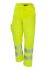 Pantalones de alta visibilidad ProGARM, talla 32plg, de color Amarillo, Antiestático, Protección contra destello de arco