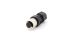 MOXA Connector, 5 Contacts, Screw, M12 Connector, Plug, Female, IP67, M12A Series