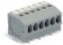 Wago 805 Series PCB Terminal Block, 7-Contact, 3.5mm Pitch, PCB Mount, 1-Row, Push-In Cage Clamp Termination
