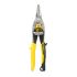 Stanley 250 mm Straight Snips for Aluminium, Cardboard, Leather, PVC, Rubber, Steel