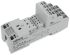 Wago 858 4 Pin 300V DIN Rail Relay Socket, for use with Basic Relays