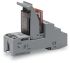 Wago 858 Series Relay Module, DIN Rail Mount, 115V ac Coil, 4PDT, 4-Pole, 5A Load