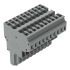 Wago 769 Series Straight PCB Mount PCB Socket, 1-Contact, 5mm Pitch, Cage Clamp Termination