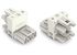 Wago 770 Series Distribution Connector, 3-Pole, Female, Male, Cable Mount, 25A, IP20