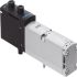 Festo 2x3/2, Closed, Monostable Solenoid Valve - Electrical G 1/4 VSVA Series 24V dc