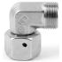 Parker Hydraulic Swivel Nut Elbow 24° Cone Male to 24° Cone Male, EW18ZLCF