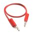 Zkušební vodiče, Červená, délka kabelů: 0.25m