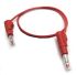 Mueller Electric Test Leads, 32A, CATII 600V, Red, 0.25m Lead Length
