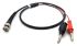 Mueller Electric Test Leads, 5A, 300V, Black, Red, 0.5m Lead Length