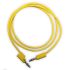 Mueller Electric Test Leads, 15A, 1kV, Yellow, 12in Lead Length