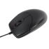 NLMS-222A 3 Button Wired Optical Mouse Black