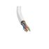 NewLink 非屏蔽线双绞线 双绞线电缆, 24 AWG白色护套