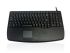 Ceratech KYB500-730V2 Wired USB Compact Touchpad Keyboard, QWERTY (US), Black