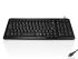 Ceratech Wired USB Compact Keyboard, QWERTY (UK), Black