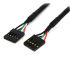 StarTech.com 5 Way Female IDC to 5 Way Female IDC Wire to Board Cable, 609mm