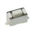 White Button Tact Switch, SPST 50mA 4.3mm Surface Mount