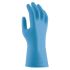 Uvex Chemikalien Einweghandschuhe aus Nitril puderfrei  blau, EN 420:2003 + A1:2009, EN ISO 374-1:2016, EN ISO