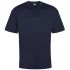 Camiseta de manga corta Orn, de 35 % algodón, 65 % poliéster, de color Azul marino, talla XL