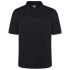 Orn 1150 Black Cotton, Polyester Polo Shirt, UK- L, EUR- L