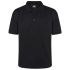 Orn 1150 Black Cotton, Polyester Polo Shirt, UK- 3XL, EUR- 3XL