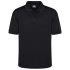Orn 1190 Black 100% Polyester Polo Shirt, UK- XL, EUR- XL