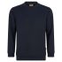Sweatshirt de travail Orn 1200R, Unisexe, Bleu marine, taille L, en 35 % coton, 65 % polyester