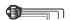 Wiha Tools 5 piece L Shape Metric Hex Key Set, 0.7 → 2mm