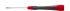 Wiha Slotted  Screwdriver, 0.8 mm Tip, 40 mm Blade, 134 mm Overall