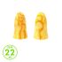 Moldex MelLows Series Yellow Reusable Corded Ear Plugs, 35dB Rated, Metal Detectable, 500Pair Pairs