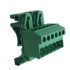 CAMDENBOSS CTBPD96VJ Series Green DIN Rail Terminal Block, 1.5mm², Pluggable Termination