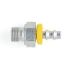 Parker Crimped Hose Fitting 3/4 in Hose to 3/4 x 14 in Male, 3D982-12-12