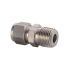 Parker Hydraulic Straight Compression Tube Fitting NPT 1/4 Male, 6MSC4N-6MO