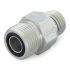 Parker Hydraulic Straight Compression Tube Fitting 1/2 in Hose to M16 x 1.5 Male, 8M16F82EDMLOS