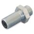 Parker Hydraulic Straight Compression Tube Fitting 1/2 in Hose to 12 mm, 8WMLOWLNMLS