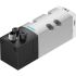 Festo 5/3 Closed Pneumatic Solenoid Valve - Electrical G 1/4 VSVA Series 24V dc, 561376