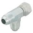 Parker Hydraulic Swivel Nut Tee 3/4 in Male to 3/4 in Female, 12R6MXS