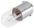 Vláknová indikační žárovka, objímka žárovky: T1 3/4 MG, barva čočky: Bílá, 48 V AC, 25 mA