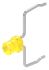 EAO Yellow LED Indicator Lamp, 2.9V, T1 Bi-Pin Base, 600mcd