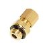 Legris Brass Pipe Fitting, Straight Push Fit Compression Olive, Male BSPP 3/8in 3/8in 10mm