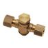 Legris Brass Pipe Fitting, Straight Push Fit Compression Fitting, Male BSPP 1/8in BSPP 1/8in